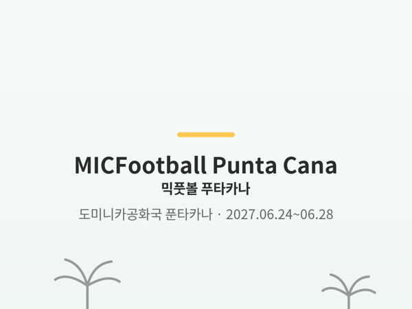 믹풋볼 푼타카나 사진